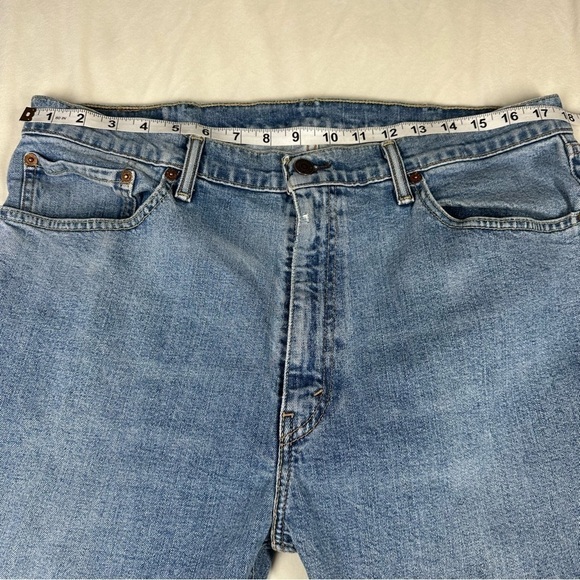 Vintage Mens Levi's 505 Jeans 2005 Regular Fit Straight Leg 36 x 32 Medium Y2K - Picture 9 of 12